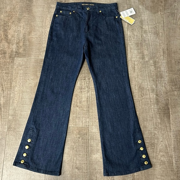 Michael Kors Selma Shank Flare Jeans - Picture 2 of 12